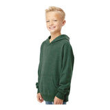 Independent Trading Co PRM15YSB Youth Lightweight Special Blend Raglan Hooded Sweatshirt