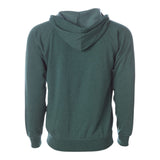 Independent Trading Co PRM33SBZ Unisex Special Blend Raglan Full-Zip Hooded Sweatshirt