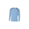 A4 N3003 Spartan Long Sleeve Color Block Crew