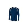 A4 N3003 Spartan Long Sleeve Color Block Crew
