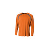 A4 N3003 Spartan Long Sleeve Color Block Crew