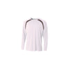 A4 N3003 Spartan Long Sleeve Color Block Crew