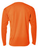 A4 N3253 Men's Long Sleeve Crew Birds Eye Mesh Tee