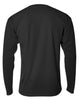A4 N3253 Men's Long Sleeve Crew Birds Eye Mesh Tee