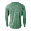 A4 N3305 Long Sleeve Raglan Space Dye