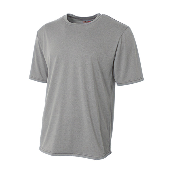 A4 N3381 Topflight Heather Tee