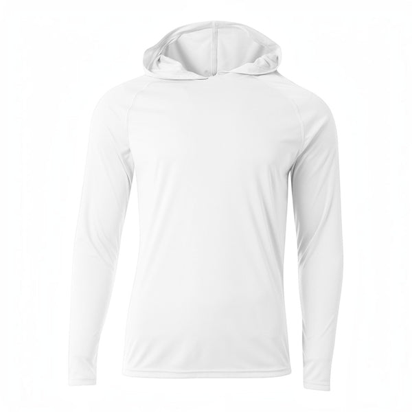 A4 NB3409 Youth Cooling Performance Long Sleeve Hooded Tee
