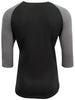 A4 N3514 Softek 3/4 Sleeve Raglan