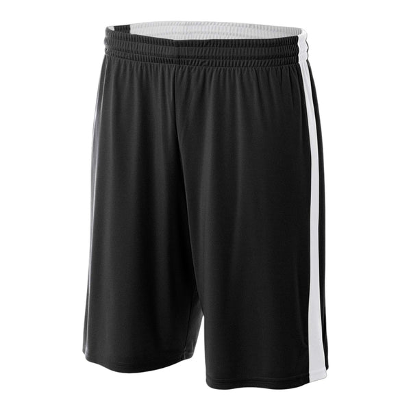 A4 N5284 Reversible Moisture Management 10" Short