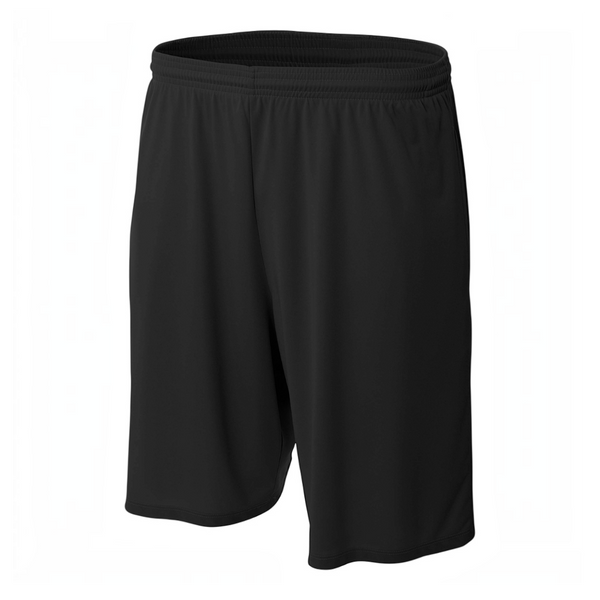 A4 N5338 9" Moisture Management Short with Side Pockets