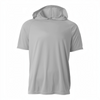 A4 NB3408 Youth Cooling Performance Short Sleeve Hooded Tee
