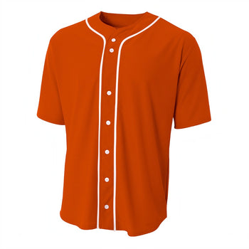 A4 NB4184 Youth Full Button Stretch Mesh Baseball Jersey