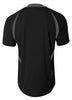 A4 NB4229 Youth 2-Button Color Block Henley