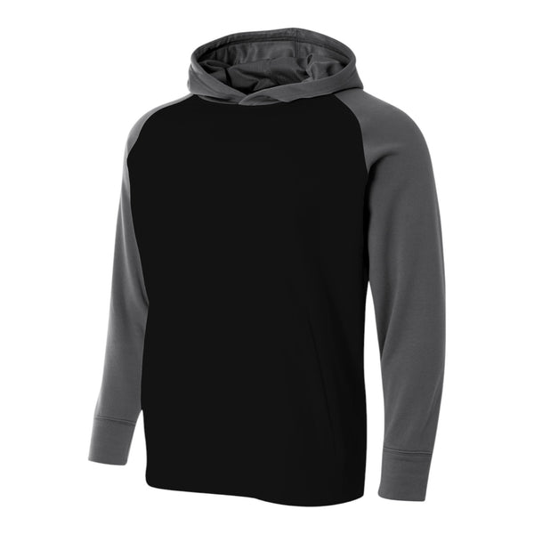 A4 NB4234 Youth Color Block Tech Fleece Hoodie