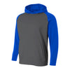 A4 NB4234 Youth Color Block Tech Fleece Hoodie