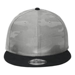 New Era NE407 Camo Flat Bill Snapback Cap