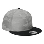 New Era NE407 Camo Flat Bill Snapback Cap