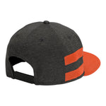 New Era NE408 Shadow Heather Striped Flat Bill Snapback Cap