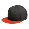 New Era NE408 Shadow Heather Striped Flat Bill Snapback Cap