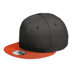 New Era NE408 Shadow Heather Striped Flat Bill Snapback Cap