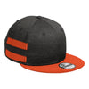 New Era NE408 Shadow Heather Striped Flat Bill Snapback Cap