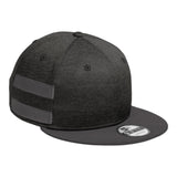 New Era NE408 Shadow Heather Striped Flat Bill Snapback Cap