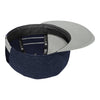 New Era NE408 Shadow Heather Striped Flat Bill Snapback Cap
