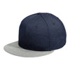 New Era NE408 Shadow Heather Striped Flat Bill Snapback Cap