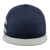 New Era NE408 Shadow Heather Striped Flat Bill Snapback Cap
