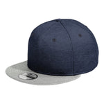 New Era NE408 Shadow Heather Striped Flat Bill Snapback Cap