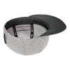 New Era NE408 Shadow Heather Striped Flat Bill Snapback Cap
