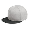 New Era NE408 Shadow Heather Striped Flat Bill Snapback Cap