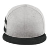 New Era NE408 Shadow Heather Striped Flat Bill Snapback Cap