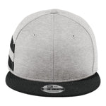 New Era NE408 Shadow Heather Striped Flat Bill Snapback Cap