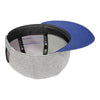 New Era NE408 Shadow Heather Striped Flat Bill Snapback Cap