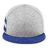 New Era NE408 Shadow Heather Striped Flat Bill Snapback Cap