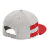 New Era NE408 Shadow Heather Striped Flat Bill Snapback Cap