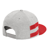 New Era NE408 Shadow Heather Striped Flat Bill Snapback Cap