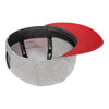 New Era NE408 Shadow Heather Striped Flat Bill Snapback Cap