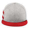 New Era NE408 Shadow Heather Striped Flat Bill Snapback Cap