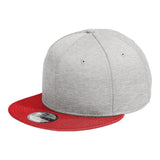 New Era NE408 Shadow Heather Striped Flat Bill Snapback Cap