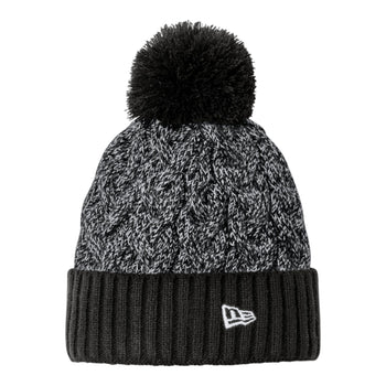 New Era NE910 Marled Knit Pom Beanie
