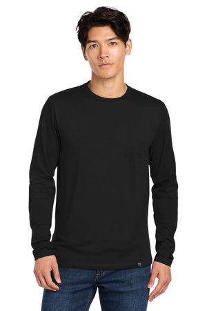 New Era NEA102 Heritage Blend Long Sleeve Crew Tee - 