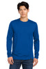 New Era NEA102 Heritage Blend Long Sleeve Crew Tee