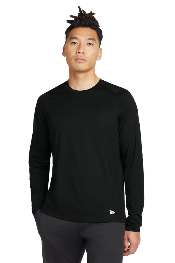 New Era NEA201 Series Performance Long Sleeve Crew Tee