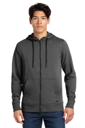 New Era NEA511 Tri-Blend Fleece Full-Zip Hoodie - 