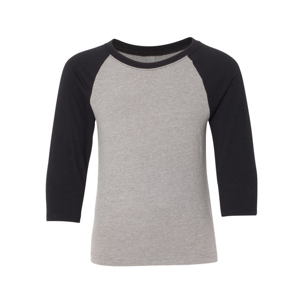 Next Level 3352 Youth CVC Three-Quarter Sleeve Raglan T-Shirt