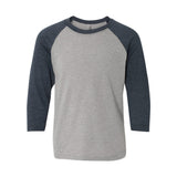 Next Level 3352 Youth CVC Three-Quarter Sleeve Raglan T-Shirt