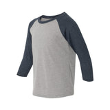 Next Level 3352 Youth CVC Three-Quarter Sleeve Raglan T-Shirt
