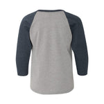Next Level 3352 Youth CVC Three-Quarter Sleeve Raglan T-Shirt